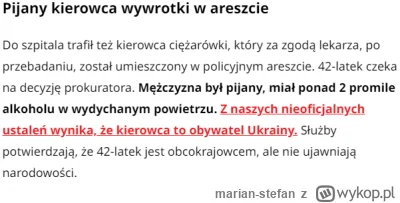 marian-stefan - >bo nie był Ukraińcem

@Smarek37: ?