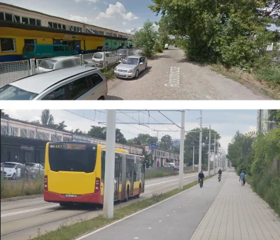KonwersatorZabytkow - To samo miejsce, 4 lata różnicy. 

#wroclaw #robotnicza