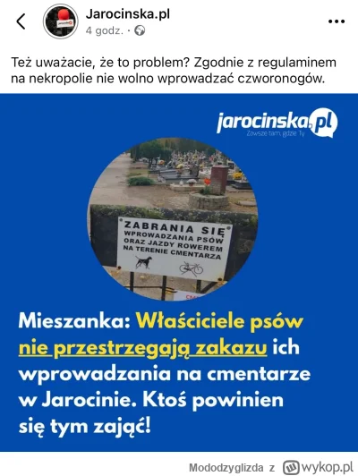 Mododzyglizda - Na stronie lokalnej gazety pojawił się dość ciekawy temat. Większość ...