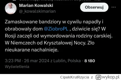 CipakKrulRzycia - #mariankowalski #ziobro #polityka #bekazpodludzi 
Czy Ziobro miał p...