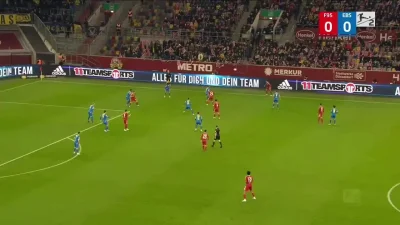 antychrust - Dawid Kownacki 1' (Fortuna Düsseldorf 3:1 Eintracht Brunszwik, 2. Bundes...