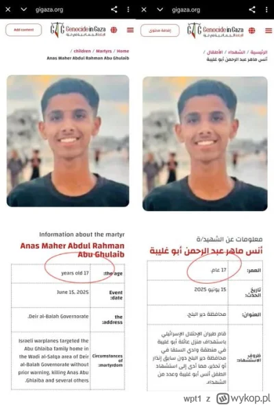 wpt1 - #izrael 
Jedno z tych "niewinnych dzieci" zabitych przez szyjonistów,16-letni ...