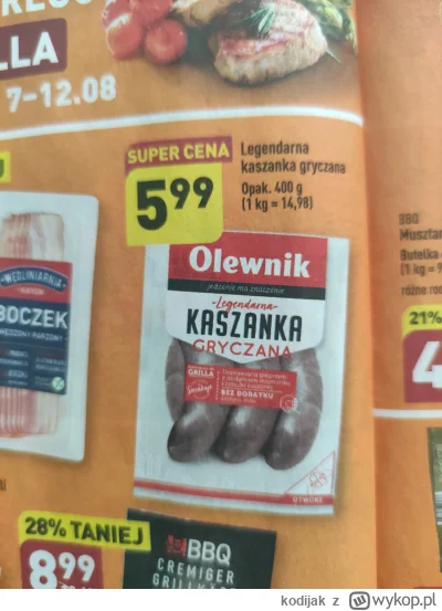 kodijak - Zna ktoś legendę o kaszance gryczanej?


#dziendobry #heheszki #aldi #olewn...