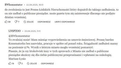 takjakbypatpl - To nie może być prawda, że prezes ŁN kłóci się w komentarzach pod art...