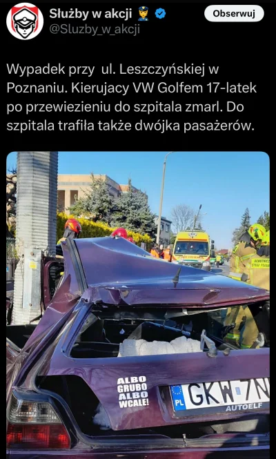 enforcer - #motoryzacja #wypadek