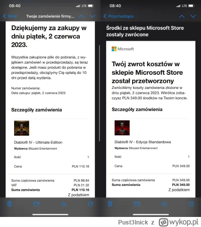 Pust3lnick - Ja zakupiłem, zrobiłem zwrot z samego rana (około 7), dostałem potwierdz...
