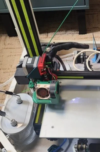 Timer_555 - Z chłodzeniem wodnym, zdjęcie w komentarzu
#ender3 #druk3d #drukarki3d #d...