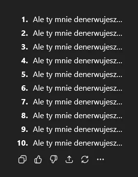 RaciczkaEntertainment - W przerwie w pracy zagaiłem do AI: 'W kolejnej wiadomości wkl...