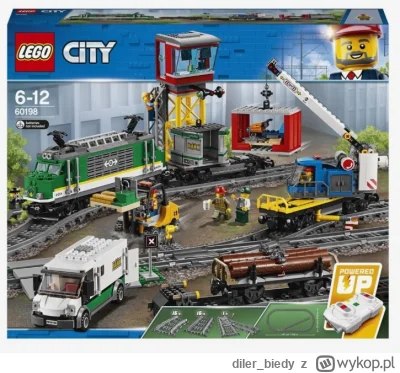 diler_biedy - #lego
Chcę kupić młodemu pociąg do wspólnej zabawy na oku mam modele 60...