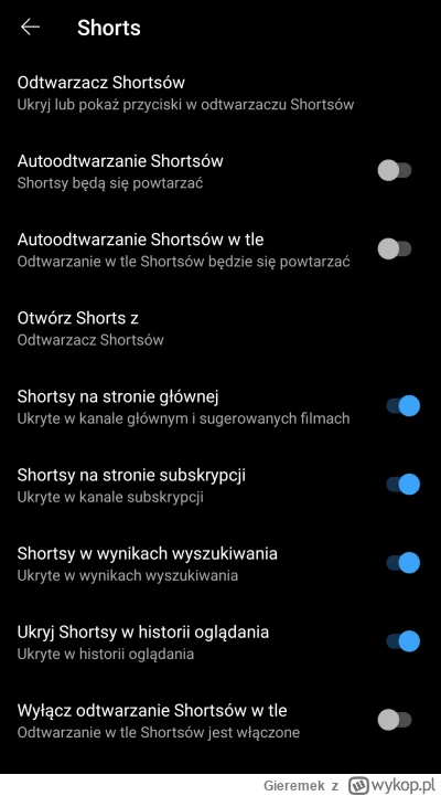 Gieremek - @remass: Revanced sobie zainstaluj i problem z głowy. Jest w nim multum us...