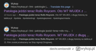 dashcambandit - "To Znalezisko zostało usunięte."
To strach po pozwie od Majtczaków, ...