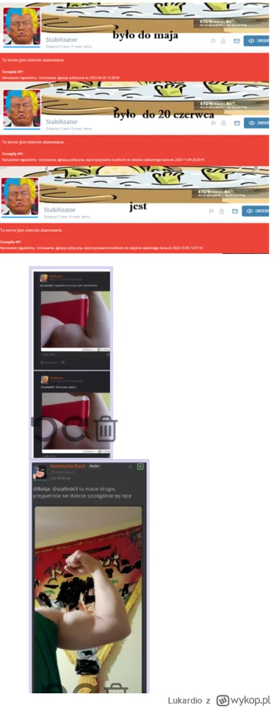 Lukardio - A @Moderacja nic nie robi jak trolle omijaja permamentne bany

https://wyk...