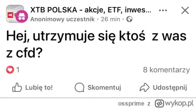 ossprime - #gielda #xtb #meczennicyxtb #gieldowegownowpisy