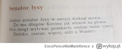 EncePenceNieMamRence - #codziennafraszka #heheszki #poezja
