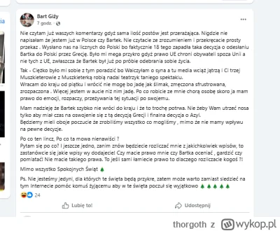 thorgoth - Śledzenie profilu matki Bartosza G. z Mławy to moja guilty pleasure ostatn...