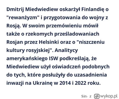 Sin- - Ale jak to? Przecież Rosjanom chodziło tylko o Ukrainę i nie chcą atakować Eur...