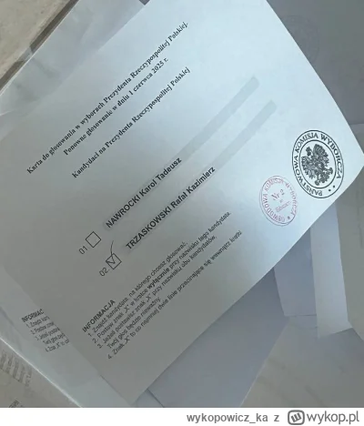 wykopowicz_ka - 1. Znajdź kandydata, na którego chcesz głosować.
2. Postaw znak „X” w...