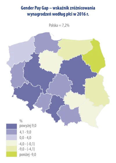 Piekarz123 - Wg danych GUS z 2016 roku, w Polsce kobiety ogólnie zarabiają 7,2% mniej...