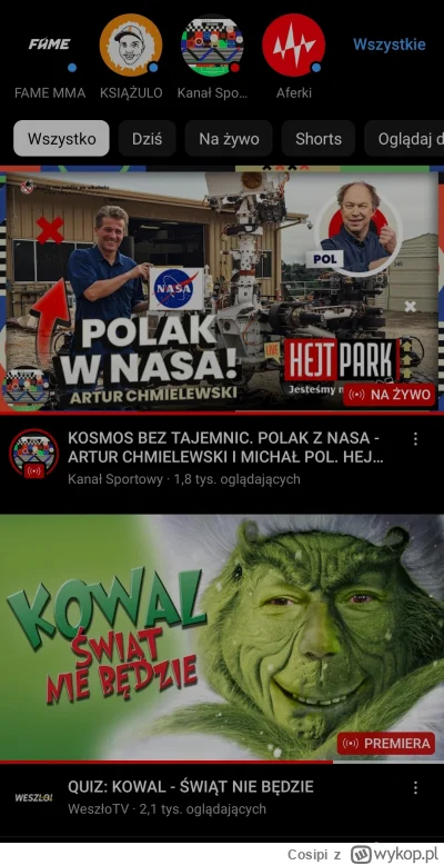 Cosipi - Kretyński quiz Paczula z Kowalem który nawet nie jest na żywo ma więcej widz...