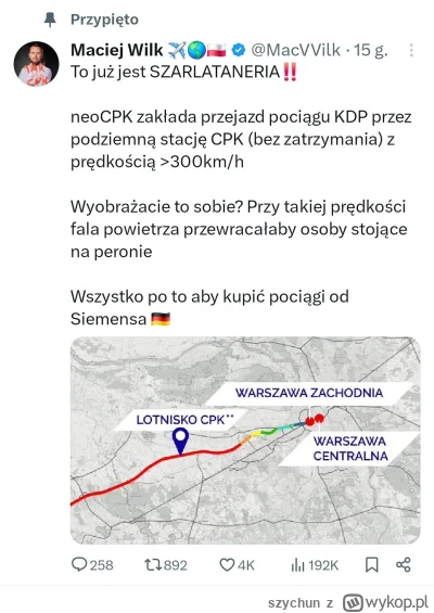 szychun - #polityka jesteśmy za CPK ale tylko takim co to go pis buduje.