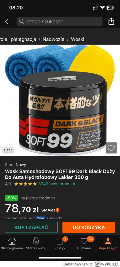 BananowyKrol - @KomentarzZbedny: jak chcesz polerkę to kup maszynę bo ręcznie to się ...