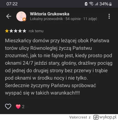 Valorcrest - Wprowadź się obok lokomotywowni PKP ICC w Katowicach, narzekaj że pociąg...