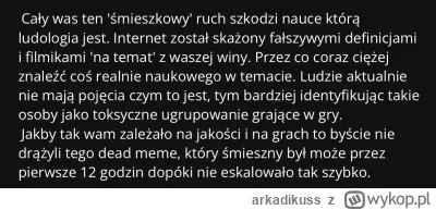 arkadikuss - @Cztero0404 ja nie umiem prowadzić dyskusji. No z bandą ludzi, co im prz...