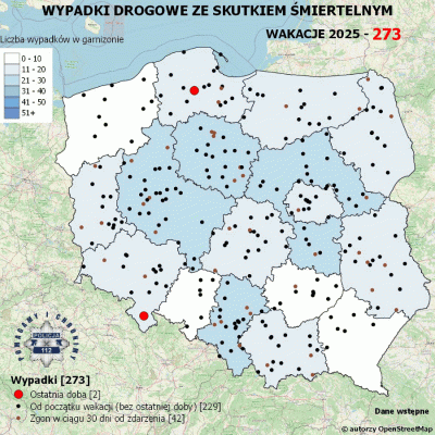 Salido - Minął 57. (z 66) dzień wakacji. 

W ciągu ostatniej doby miały miejsce 2 wyp...