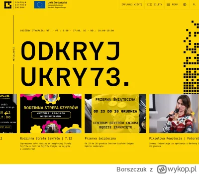 Borszczuk - Jeśli ktoś w Poznaniu albo się wybiera to fajna jest interaktywna wystawa...
