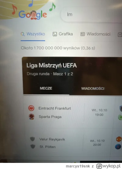 marcys19snk - Wchodzę sobie na google, żeby sprawdzić co to na dzisiaj i jutro serwuj...