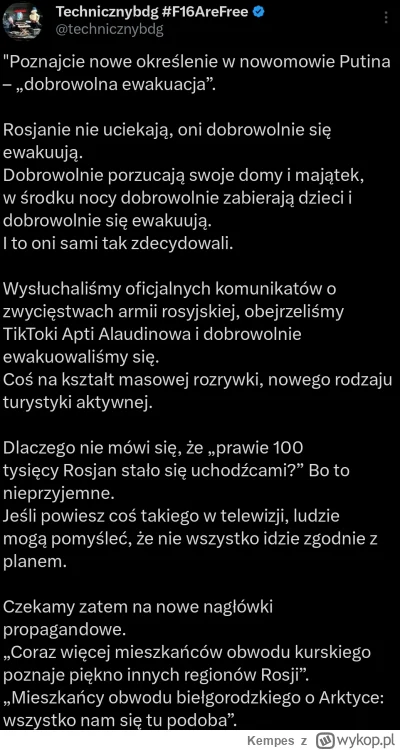 Kempes - #ukraina #rosja #wojna #heheszki 

Kacapstan to stan umysłu ( ͡º ͜ʖ͡º)