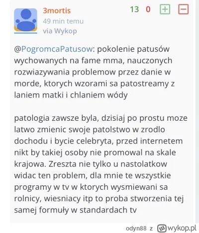 odyn88 - OD KIEDY OGLĄDAM FAMEMMA TO ROZWIĄZUJE KAŻDY PROBLEM PRZEMOCĄ, TEŻ TAK MACIE...