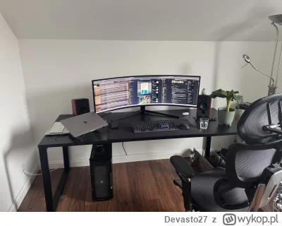 Devasto27 - @hpiotrekh: Ale chyba i tak musisz mieć biurko do położenia na nim laptop...