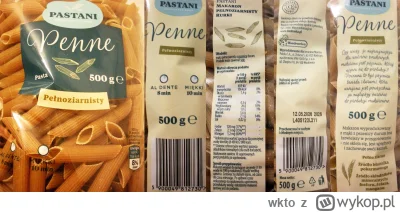 wkto - #listaproduktow
#makaronrurki Penne Pasta Pełnoziarnisty Pastani #biedronka
ak...