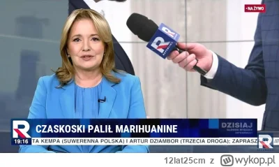 12lat25cm - Za chwilę pasek w republice
CZASKOSKI PALIŁ MARIHUANINE
#debata #wybory #...