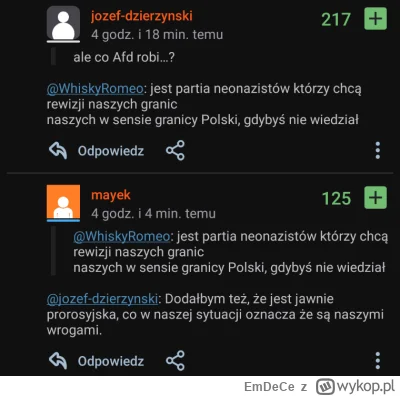 EmDeCe - @jozef-dzierzynski  @mayek 

Myślałem, że czytam o konfederuskach ( ͡º ͜ʖ͡º)