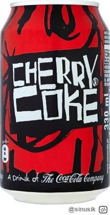sinusik - @waleczne_serce: Ale nie Coca Cola Cherry, tylko ta prawdziwa, miała jednak...