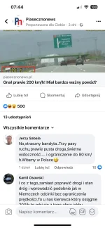 Operator_imadla - Polska w pigułce, jest artykuł o tym że kierowca na ekspresówce lec...