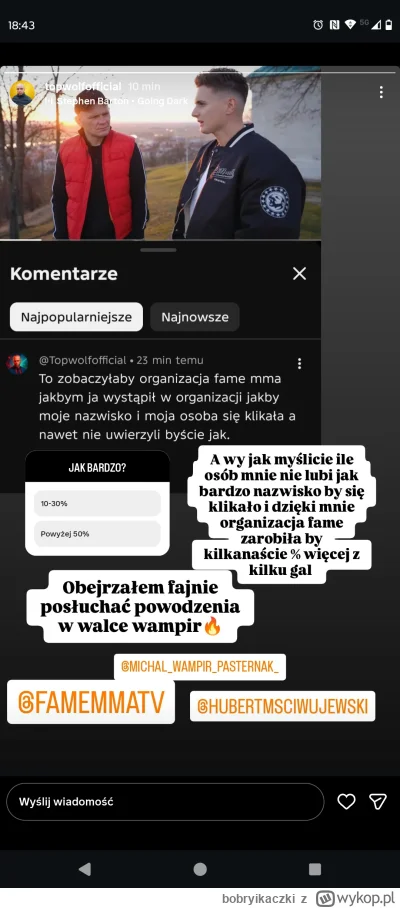 bobryikaczki - #sebcel Godzina 18, a Seba już naje*any. Inaczej nie jestem w stanie w...