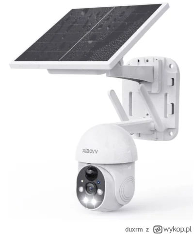 duxrm - Wysyłka z magazynu: PL
Xiaovv Solarna kamera bezpieczeństwa do użytku na zewn...