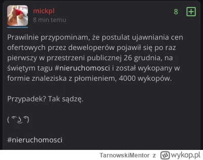 TarnowskiMentor - Przykre jest to, że typ nawet nie ogarnia tego, że pierwszy post Ka...
