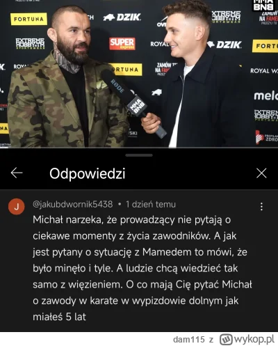 dam115 - Czasami się spotka mądry komentarz na YouTube 



#famemma