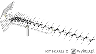 Tomek3322 - Sąsiad-emeryt ostatnio zamontował sobie taką antenę DVB-T jakby chciał sy...