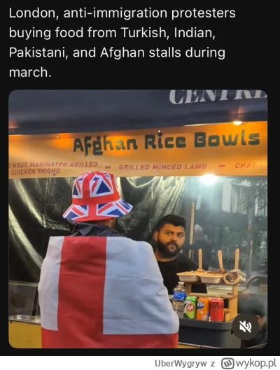UberWygryw - W przerwie między protestami i pobieraniem zasilku, zjem cos u ciapatego...