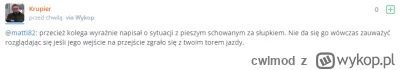 cwlmod - Znowu się @Krupier zesrałeś jak cię zaorałem z nieznajomości przepisów i zno...