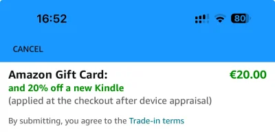 niurekord - #kindle czyli oddając starego kindla i biorąc refurbushed za 115 eur mam ...