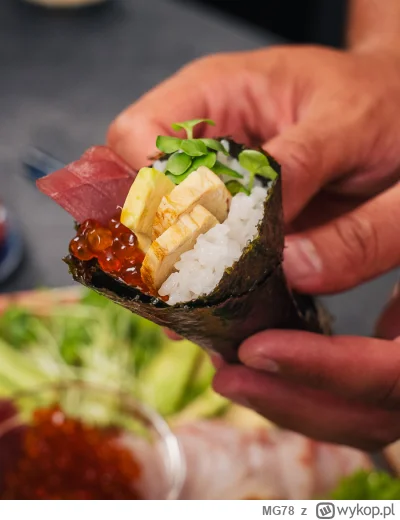 MG78 - Domowe temaki sushi - u nas bardzo mało znane, a w Japonii najbardziej popular...