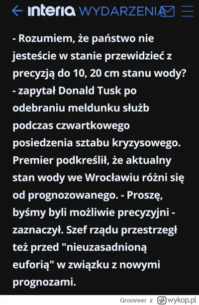 Grooveer - #powodz #polityka #wroclaw