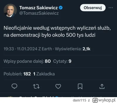 dam115 - Może oni liczą łącznie z wyświetleniami na YouTube xD


#sejm #bekazpisu