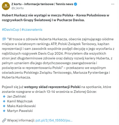 Lieutenant_Kim - Hubert Hurkacz jak zwykle w------e na Polskę. Jakoś nie jestem zasko...